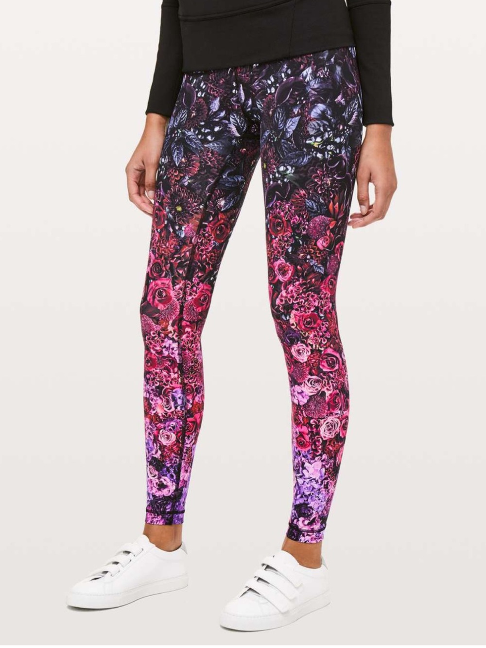 Lululemon Wunder Under HR High Rise Nulux 28” In Bloom Floral Pants Leggings 4